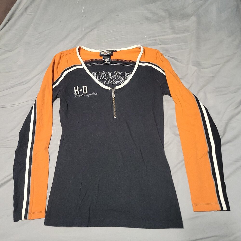 Harley-Davidson Womens 1/4 zip shirt